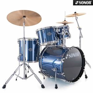 Sonor Smart(스마트) Stage2 5기통 BD22, 10, 12, F14, SD14 Brushed Blue 17200308