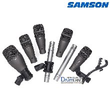 샘슨 드럼마이크/Samson DK707/7피스/고정클립, 휴대용 케이스 포함