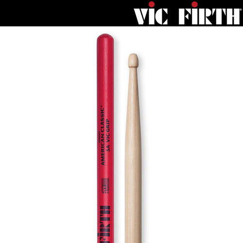 Vic Firth 5A Vic Grip Drumsticks / Vicfirth X5AVG / 빅퍼스 빅그립 5A 드럼 스틱 / 빅퍼스 Vic Grip 5A
