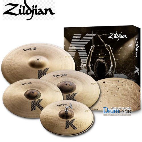 질젼 K 스위트심벌 셋트 / Zildjian K Sweet Cymbal Pack / Zildjian KS4681 / 질드진 K 스위트 심벌 세트