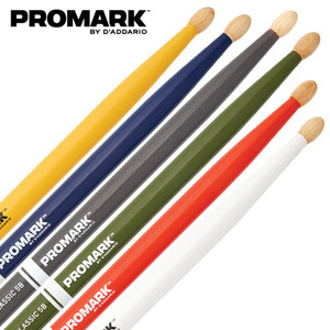 프로마크 컬러 페인트 히코리 클래식 우드 팁 5A 스틱 / Promark Color Paint stick Hickory classic Wood Tip / TX5AW