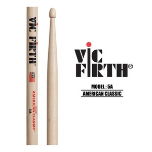 Vic Firth American Classic 5A / 빅퍼스 5A 스틱/ 가장 인기있는 모델~ / VICFIRTH 5A 스틱 / 빅퍼스 드럼 스틱 / 빅퍼스 아메리칸 클래식 5A 드럼 스틱
